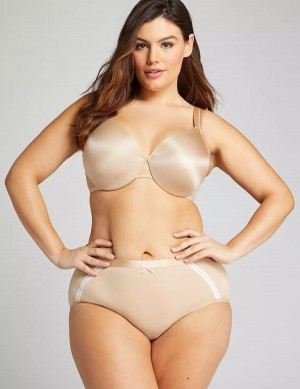 Beige Lane Bryant Extra Soft Full Women Briefs | BIO7839MM