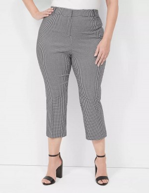 Black Lane Bryant 4-Season Slim Capri Women Pants | WCR8023TE