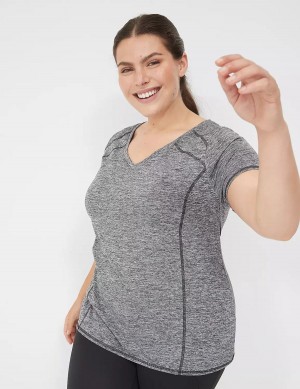 Black Lane Bryant LIVI Wicking Active Tee Women T Shirts | MZO855XJ