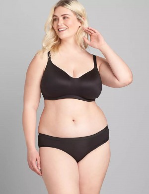 Black Lane Bryant No-Wire Women Bralettes | GPA854KI