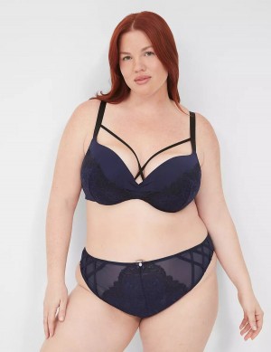 Blue Lane Bryant Lace Max Boost Plunge Women Bralettes | ZYR8563PE