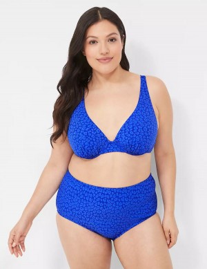 Blue Lane Bryant Mid-Rise Swim Women Briefs | BJQ7590EA