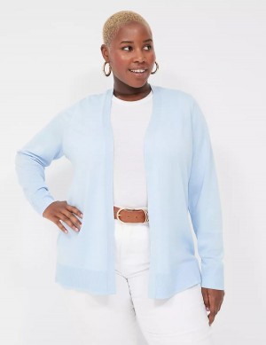 Blue Lane Bryant Modern Long-Sleeve Open-Front Women Cardigan | XFN589TN