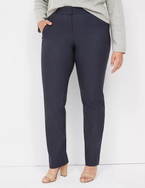 Blue Lane Bryant Straight Leg 4-Season Women Pants | WLE193YL