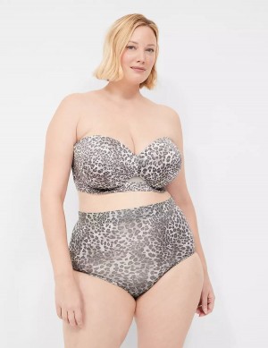 Brown Black White Lane Bryant Comfort Bliss High-Waist Women Briefs | EZP947PI