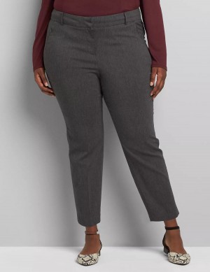 Grey Lane Bryant Slim Ankle 4-Season Women Pants | UNY6468PZ