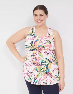 Multicolor Lane Bryant LIVI Scoop-Neck Wicking Racerback Women Tank Top | UBP5531DX