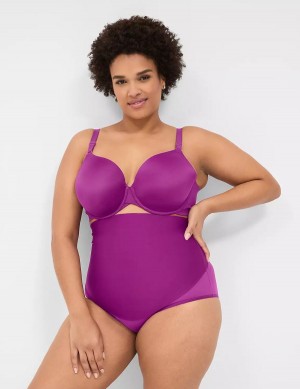 Purple Lane Bryant Level 2 Totally Smooth Ultra High-Waist Women Briefs | FFQ517OX