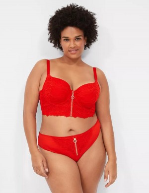 Red Lane Bryant Boost Longline Women Balconette Bra | HWU2956FB