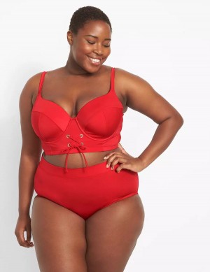 Red Lane Bryant Swim Women Briefs | UBO6311UR