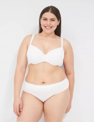 White Lane Bryant Lightly Lined With Lace Women Balconette Bra | YGW8239IO