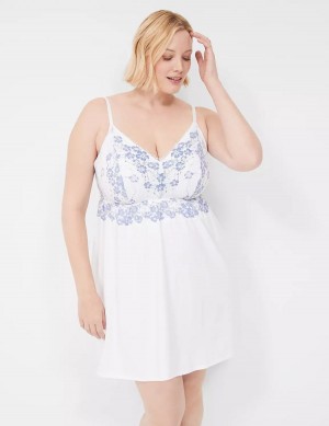 White Lane Bryant Romance Lace Chemise Women Dress | JUK9571TQ