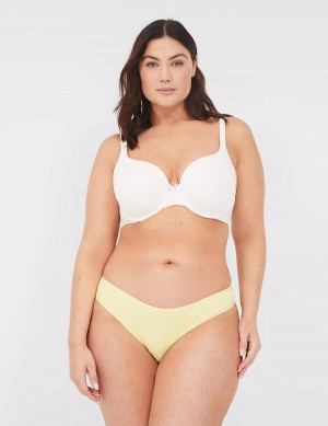 Yellow Lane Bryant Crush Cotton Dipped Tanga Women Briefs | HRP7418RC