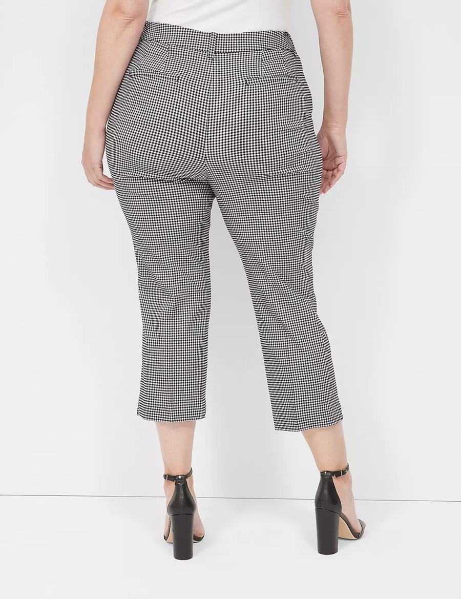 Black Lane Bryant 4-Season Slim Capri Women Pants | WCR8023TE