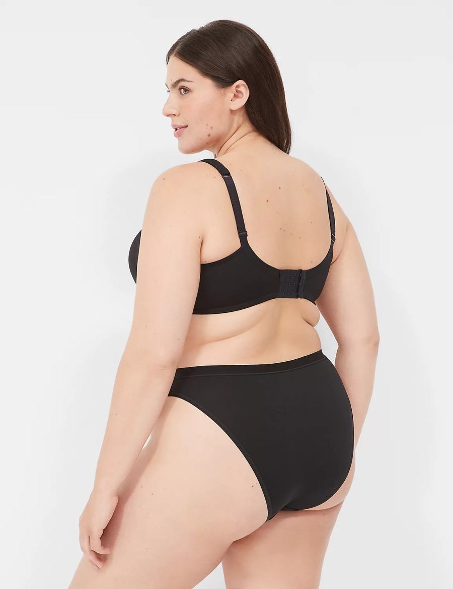 Black Lane Bryant Boost Plunge Women Bralettes | CIB1755VH