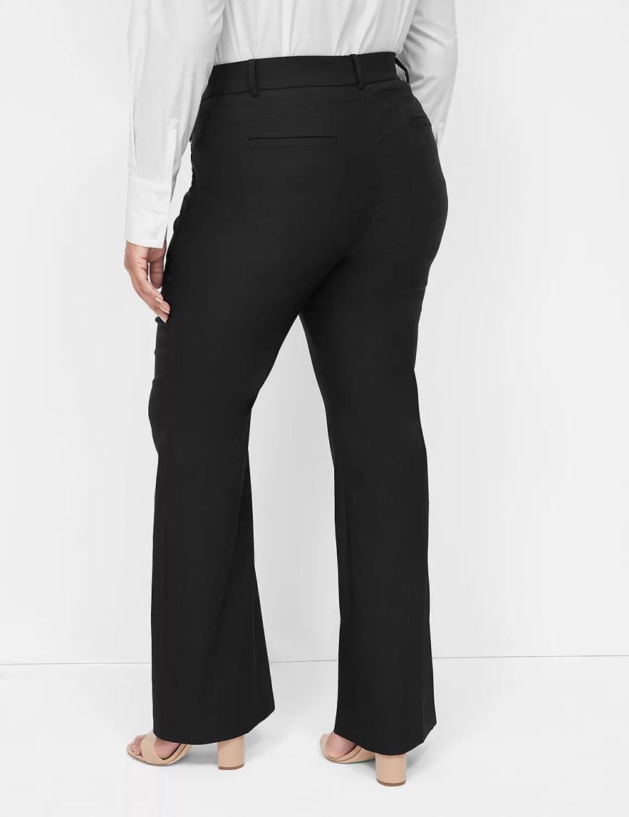 Black Lane Bryant Boot 4-Season Women Pants | ZMO1690HX