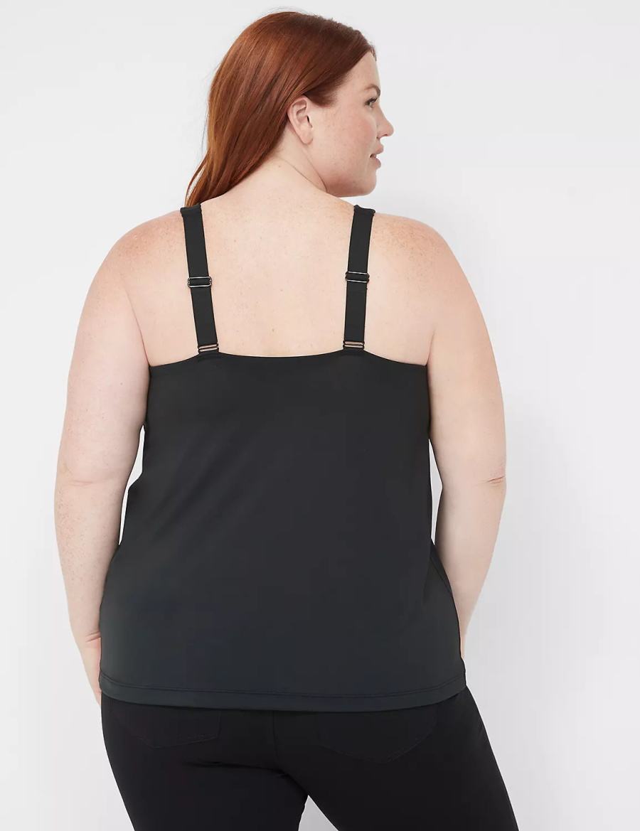 Black Lane Bryant Comfort Bliss Nursing Cami Women Bralettes | LVG4671LD