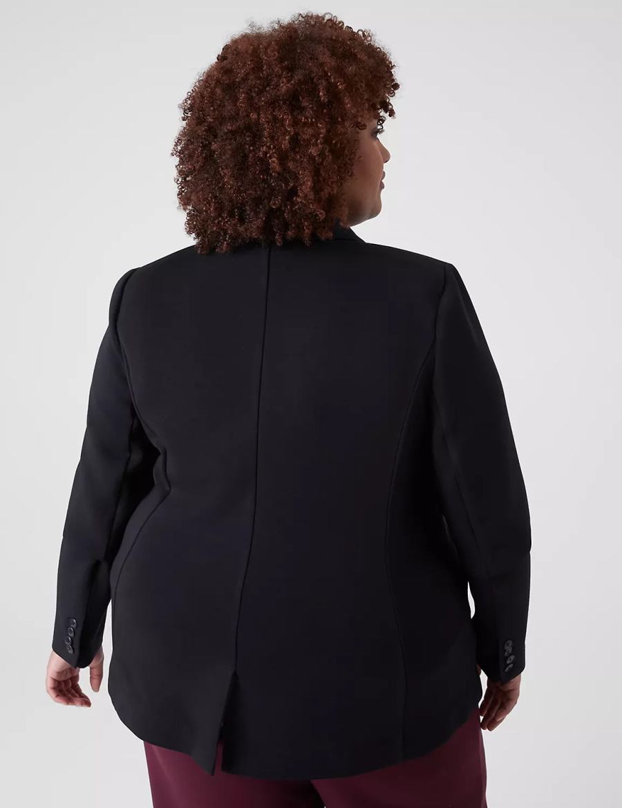 Black Lane Bryant Journey Knit With Zipper Pocket Women Jackets | NAB586OD