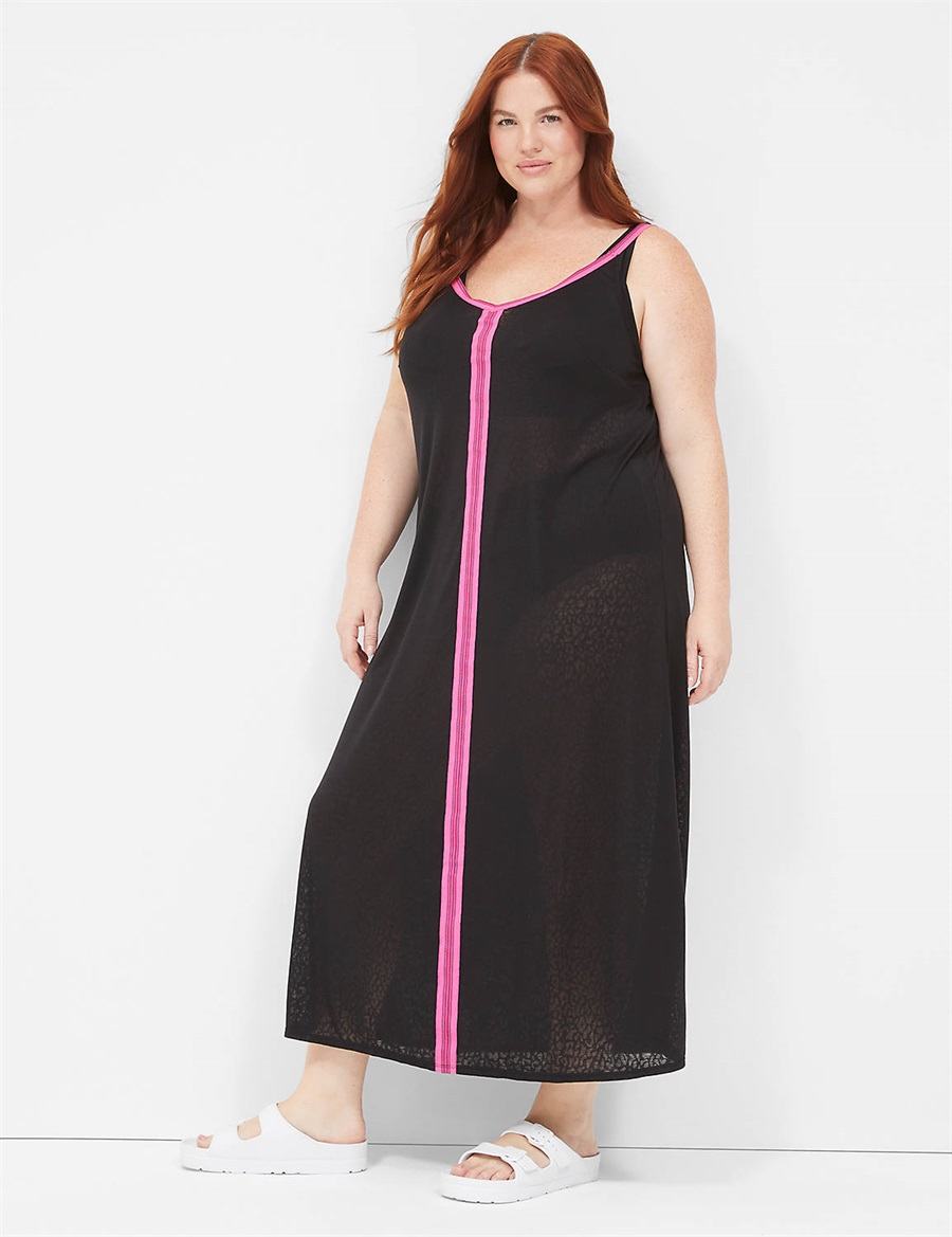 Black Lane Bryant Maxi Women Dress | AUG43KA