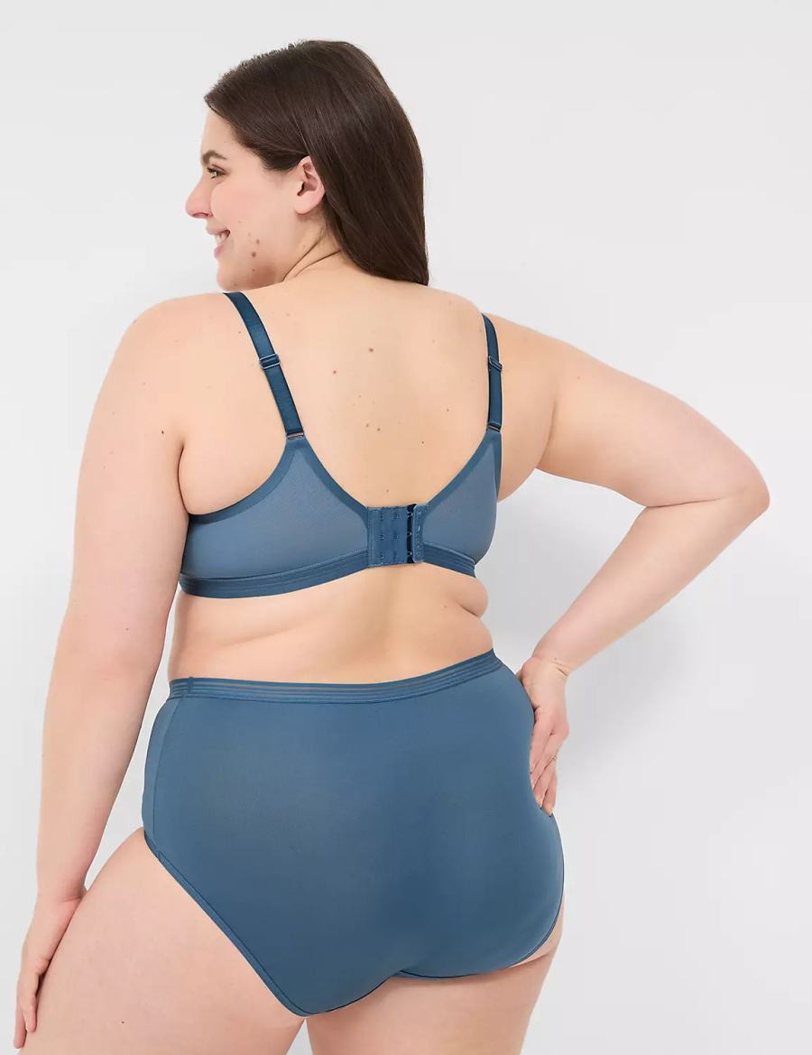 Blue Grey Lane Bryant Modern Romance Lightly Lined Demi Women Bralettes | SFX2059VI