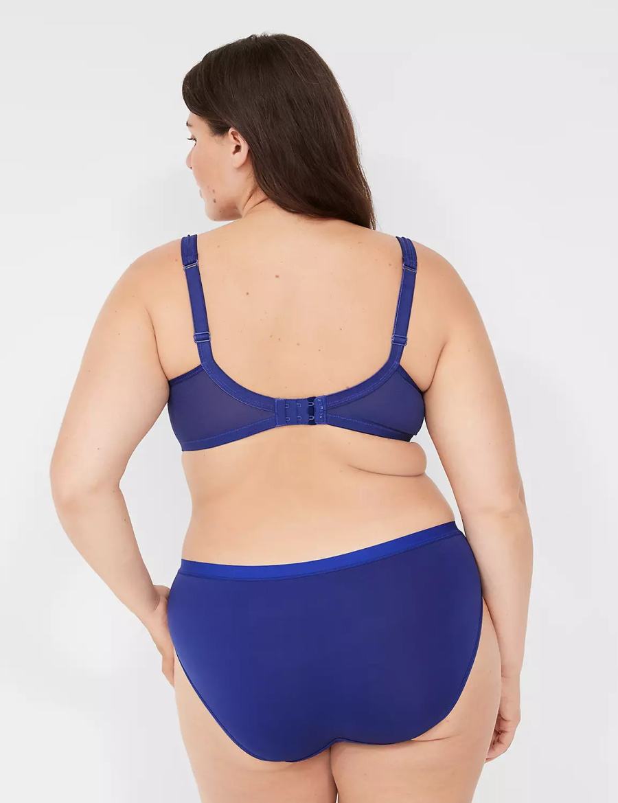 Blue Lane Bryant Boost Plunge With Lace Women Bralettes | PNB2972MJ