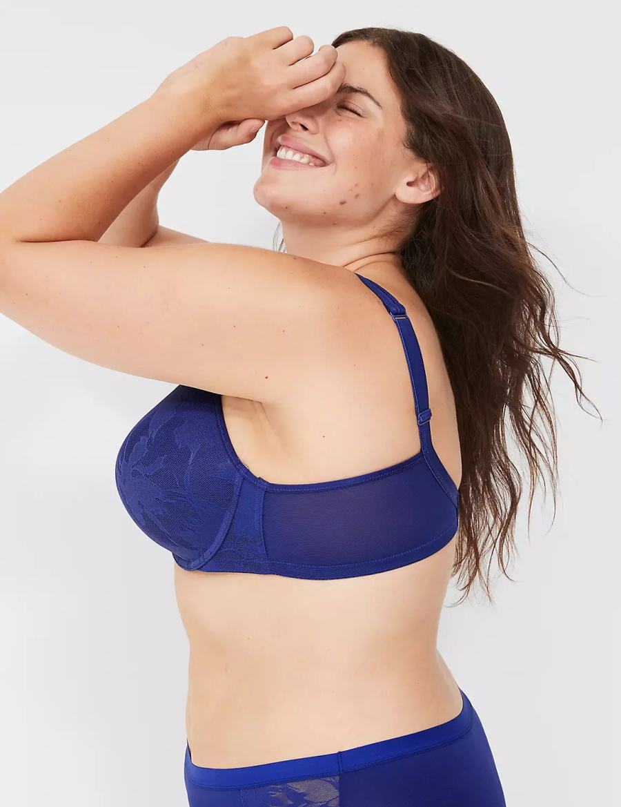 Blue Lane Bryant Boost Plunge With Lace Women Bralettes | PNB2972MJ