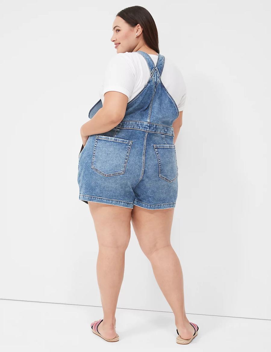 Blue Lane Bryant Boyfriend Denim Women Overall | HIN4021UW