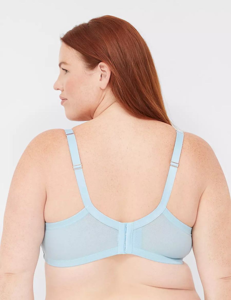 Blue Lane Bryant Embroidered Boost Women Balconette Bra | IWH1993GE