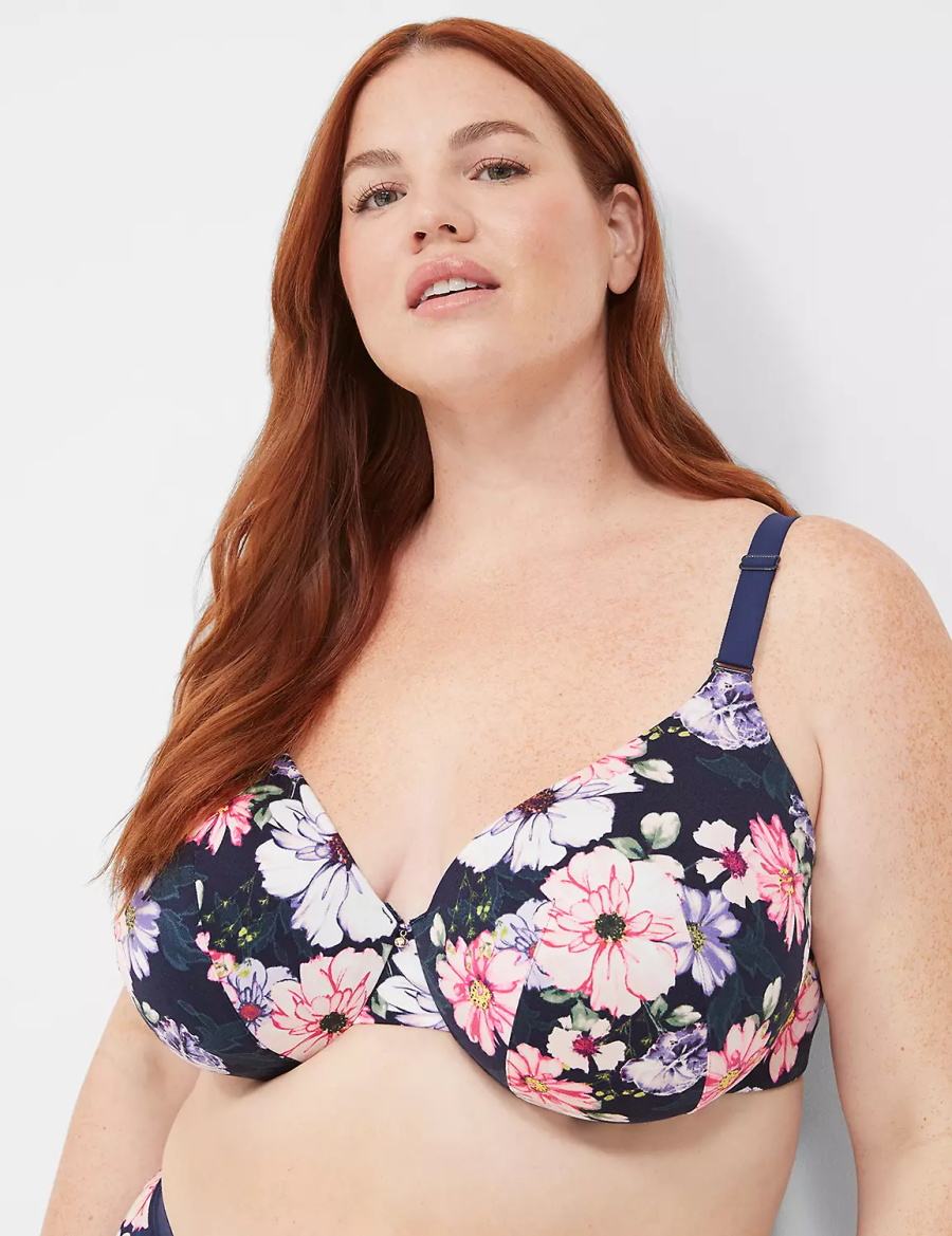 Blue Lane Bryant Invisible Backsmoother Lightly Lined Full Coverage Women Bralettes | IUE4046CL