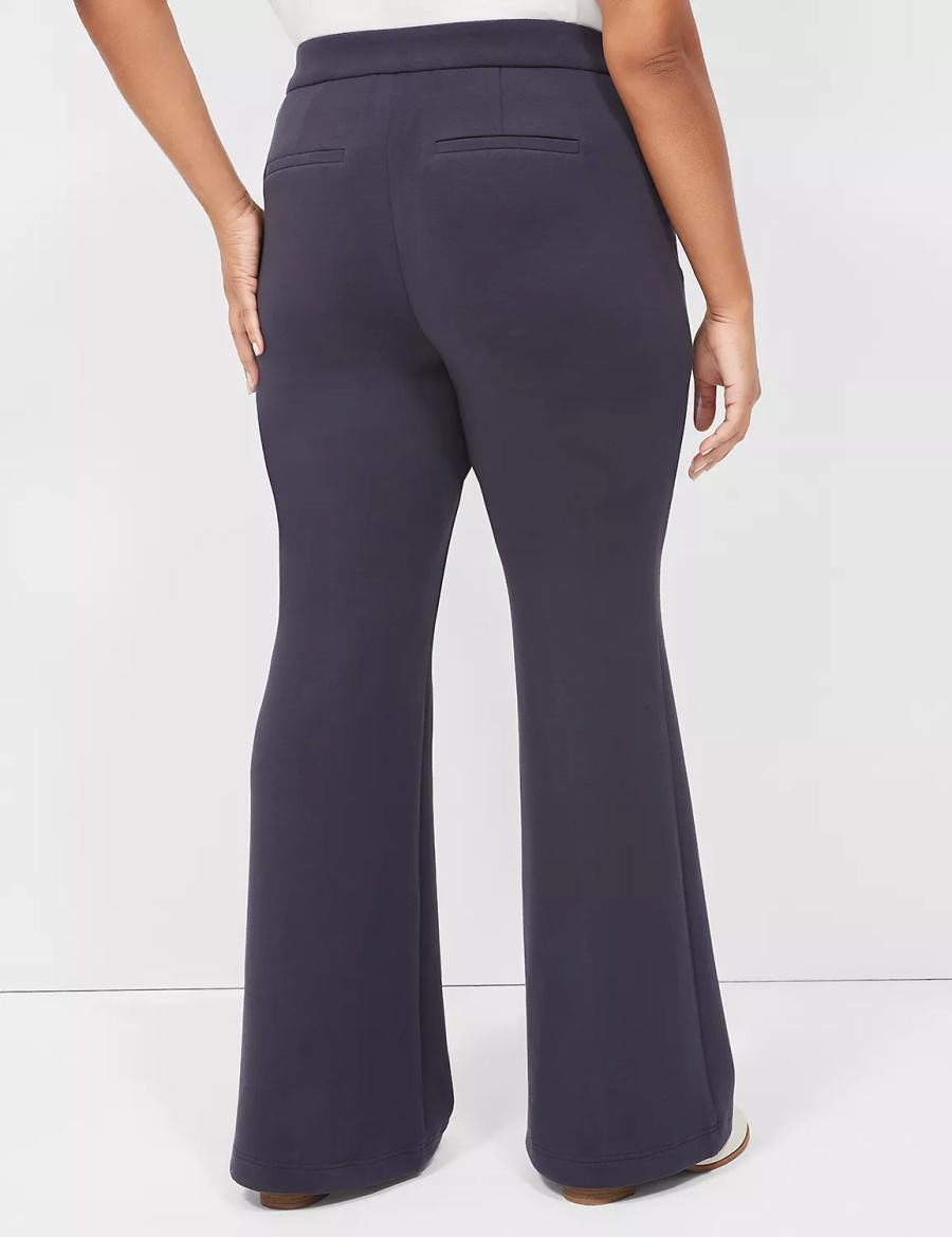 Blue Lane Bryant Journey Knit Flare Women Pants | MEM785DV