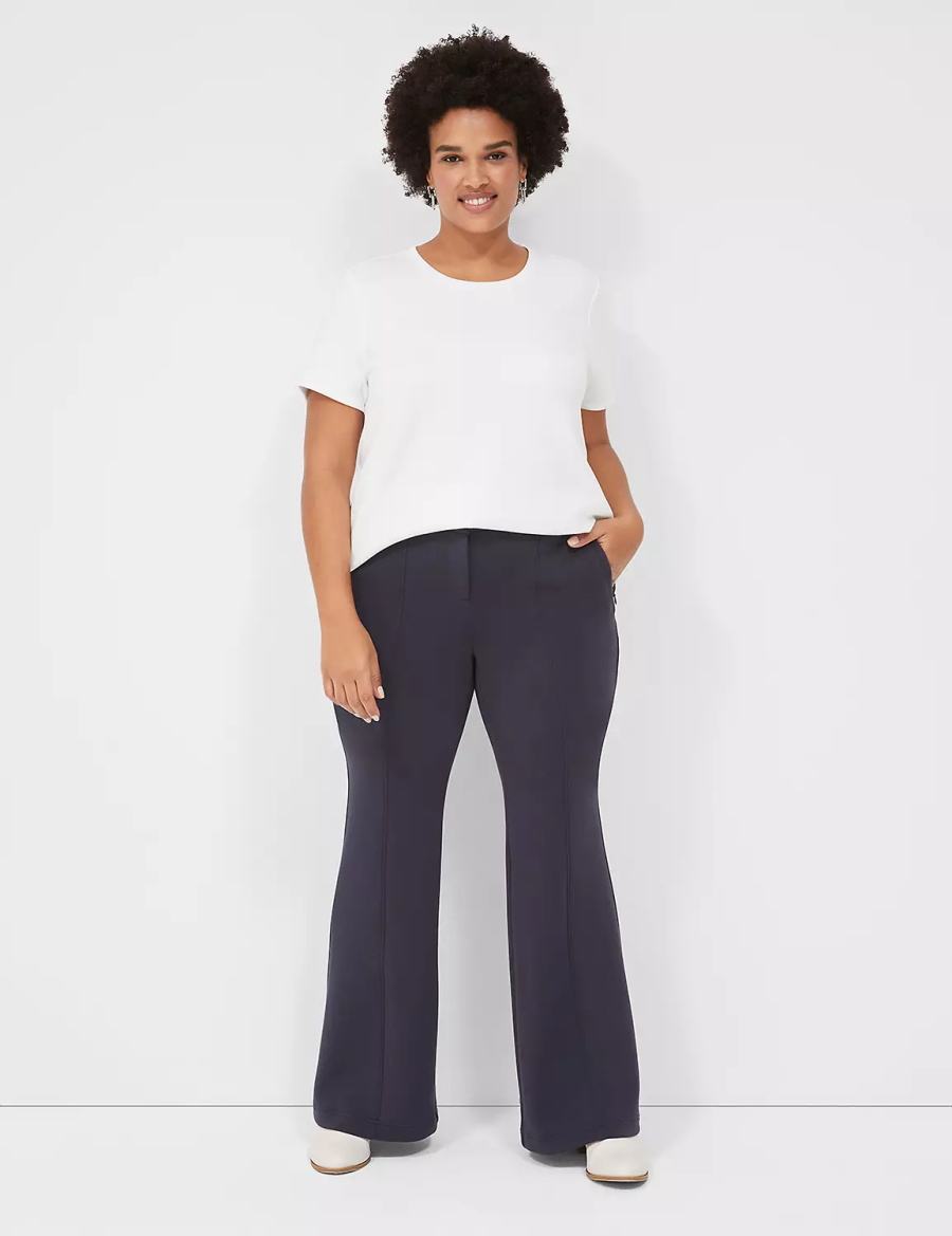 Blue Lane Bryant Journey Knit Flare Women Pants | MEM785DV