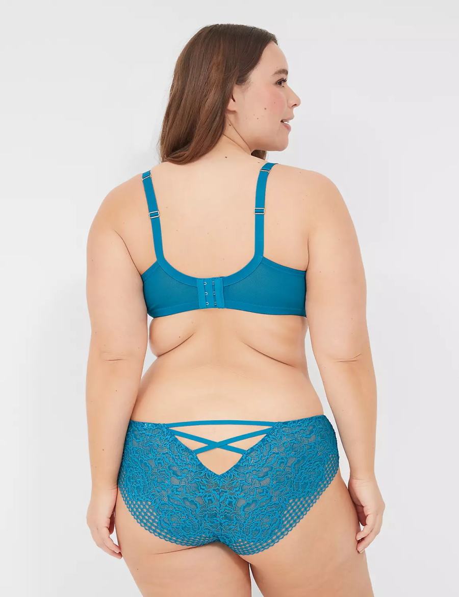 Blue Lane Bryant Lace-Back Women Cheeky Panty | IFC2618LU