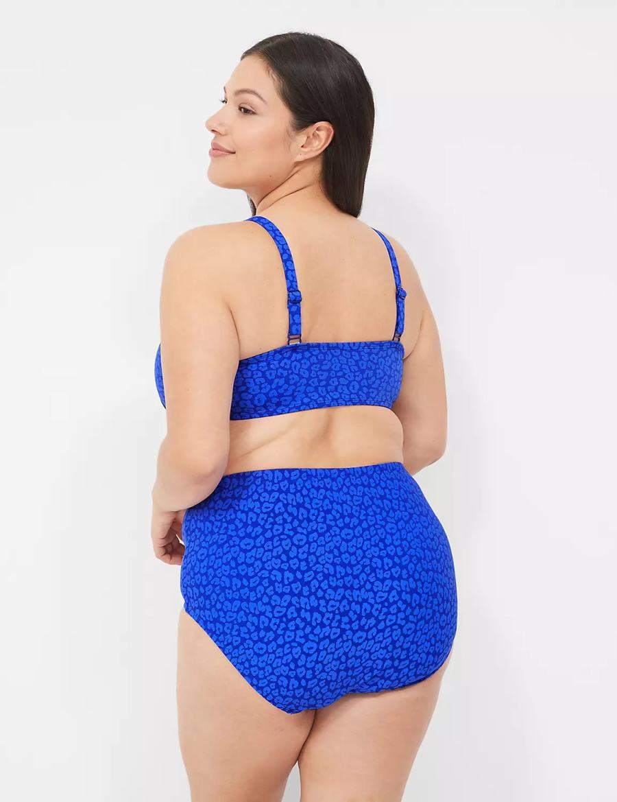 Blue Lane Bryant Mid-Rise Swim Women Briefs | BJQ7590EA