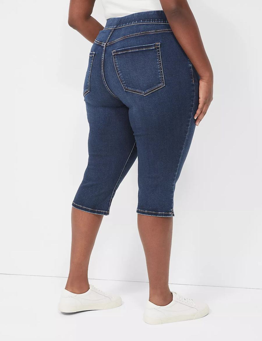 Blue Lane Bryant Pull-On Fit High-Rise Pedal Women Jeggings | NPM5030YW