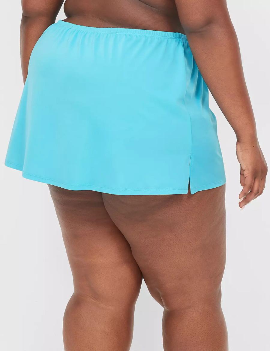 Blue Lane Bryant Side Slit Swim Women Skirts | LVB9537LT