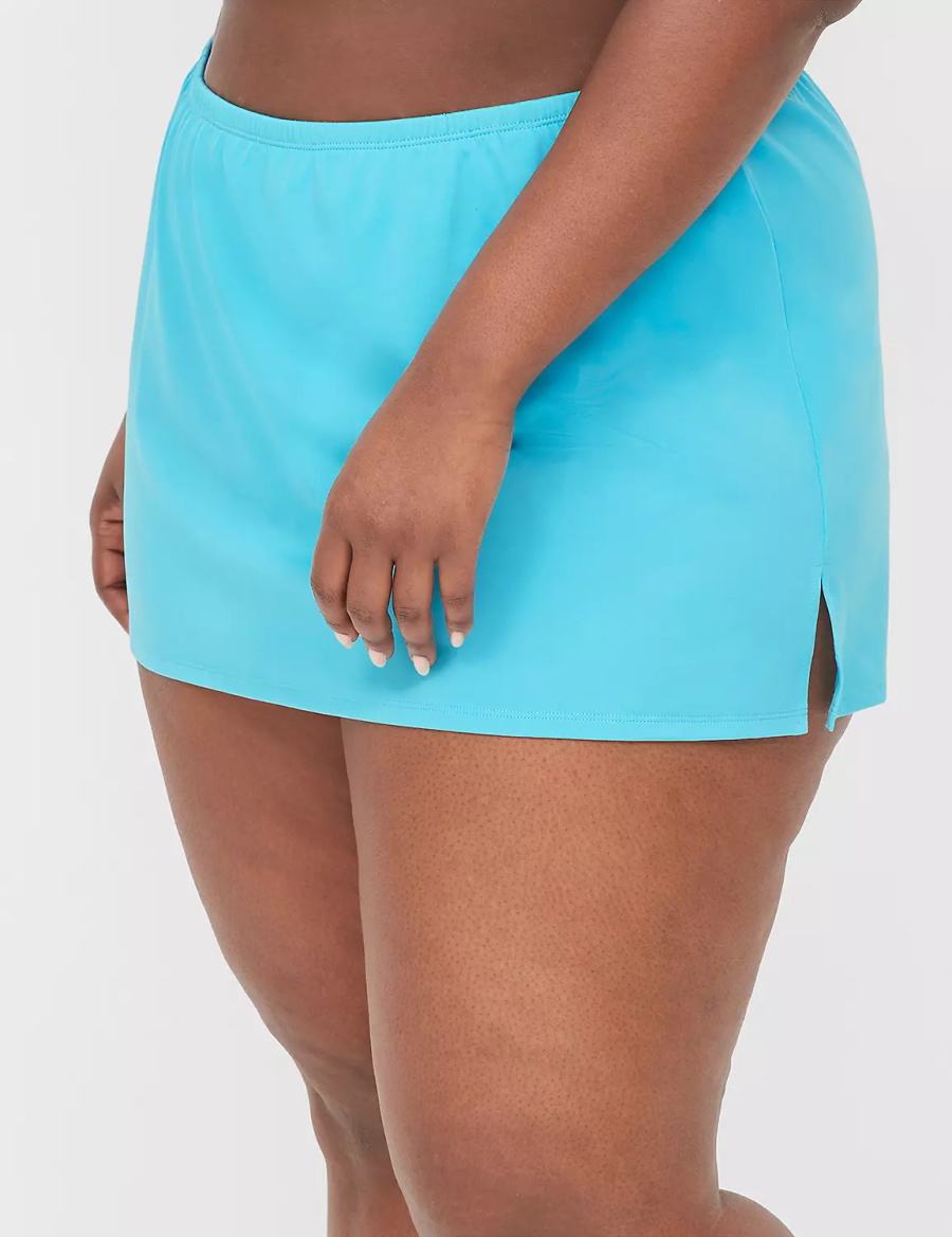 Blue Lane Bryant Side Slit Swim Women Skirts | LVB9537LT