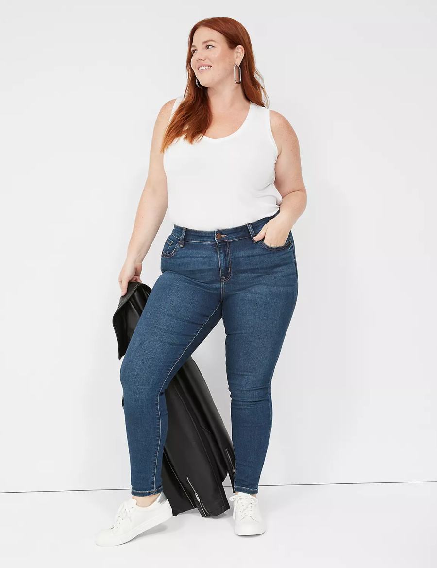 Blue Lane Bryant Signature Fit Skinny Women Jeans | OCR2991RZ