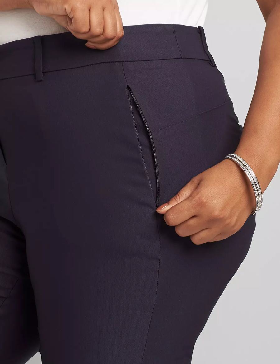 Blue Lane Bryant Slim Ankle 4-Season Women Pants | NTF823MX