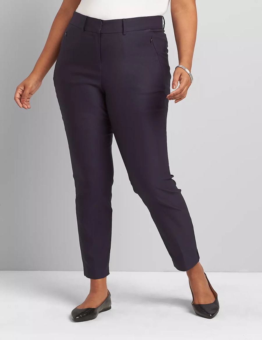 Blue Lane Bryant Slim Ankle 4-Season Women Pants | NTF823MX