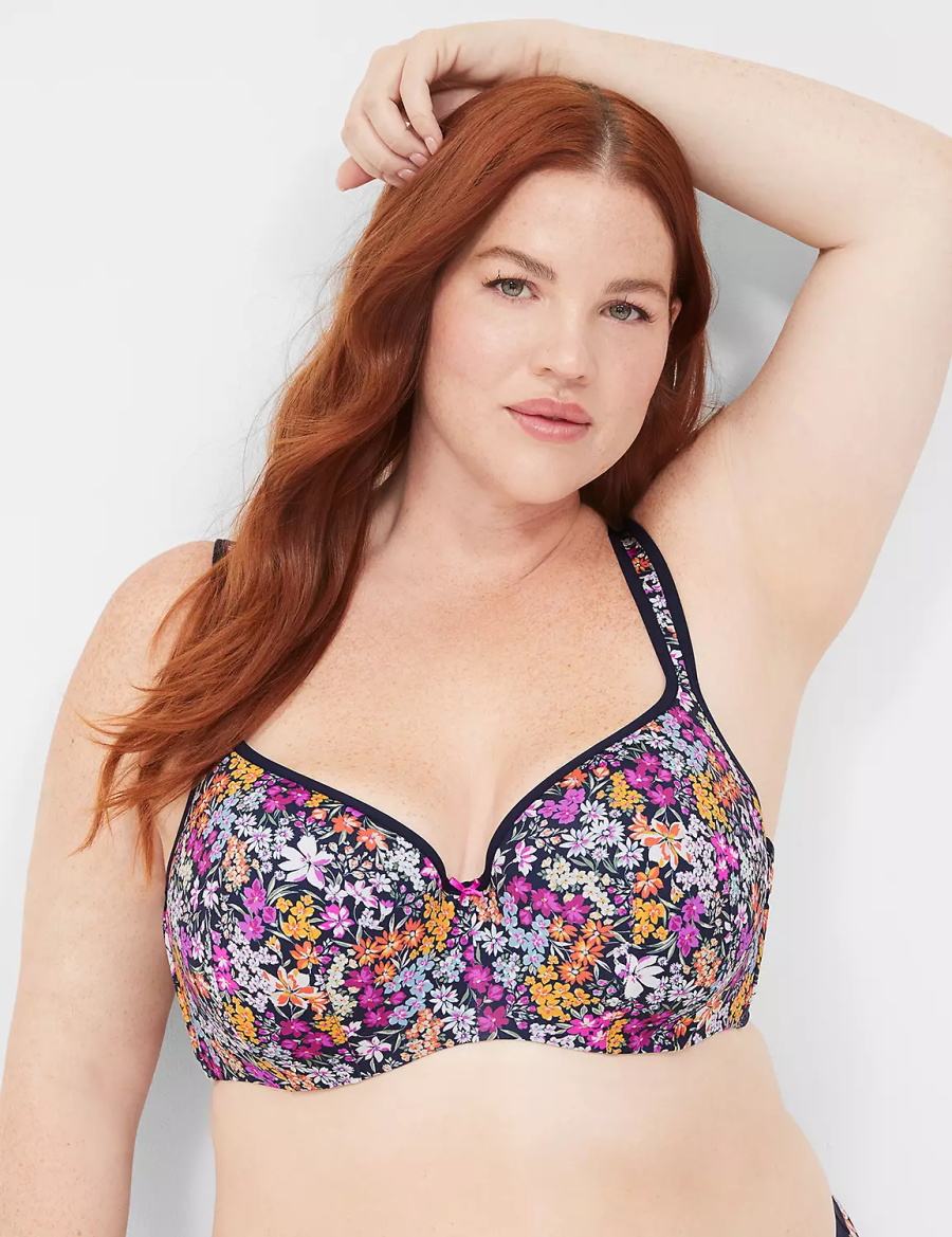 Blue Lane Bryant Smooth Lightly Lined Women Balconette Bra | CYW5391XN