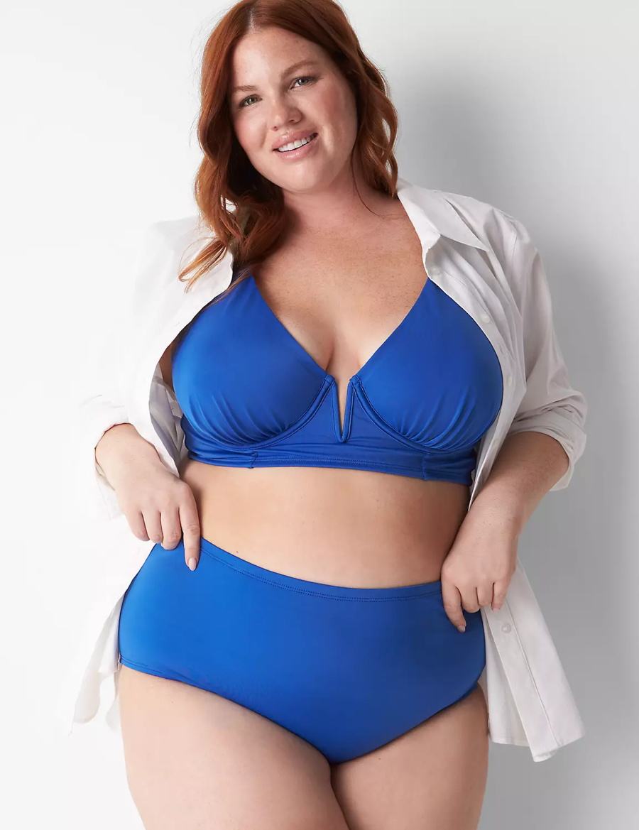 Blue Lane Bryant Swim Women Briefs | VCA6252OJ