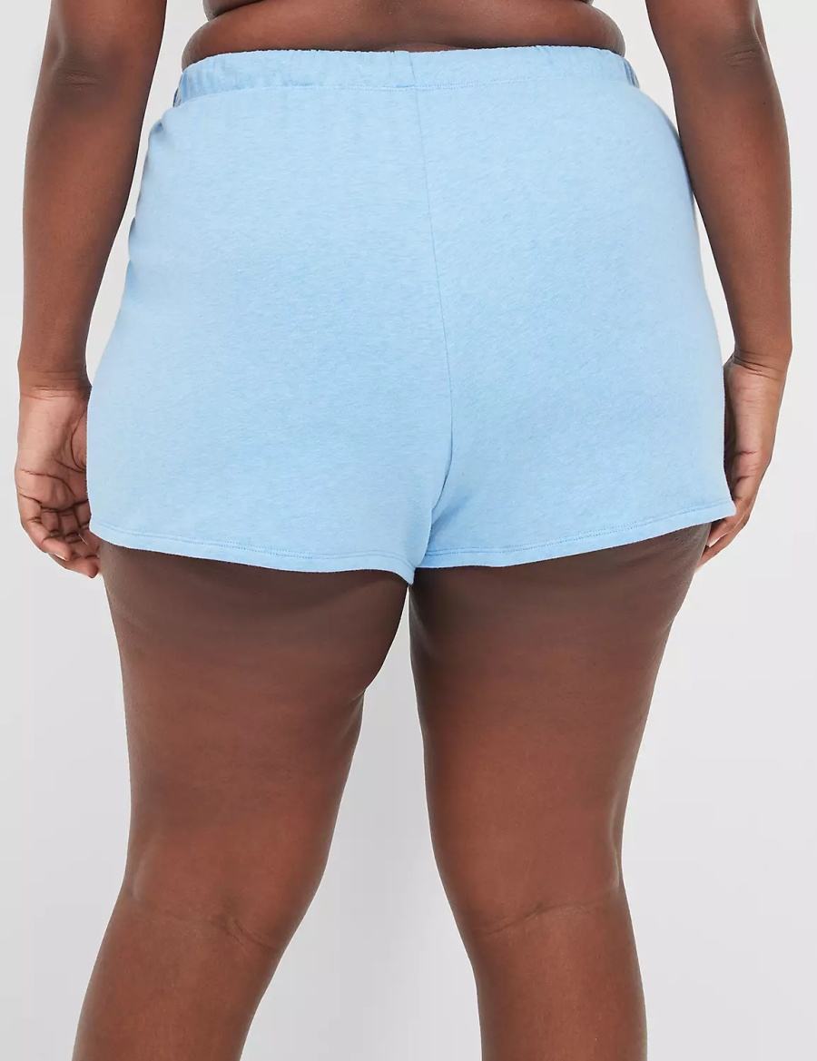 Blue Lane Bryant Terry Fleece Boyfriend Women Shorts | CRE3220LH