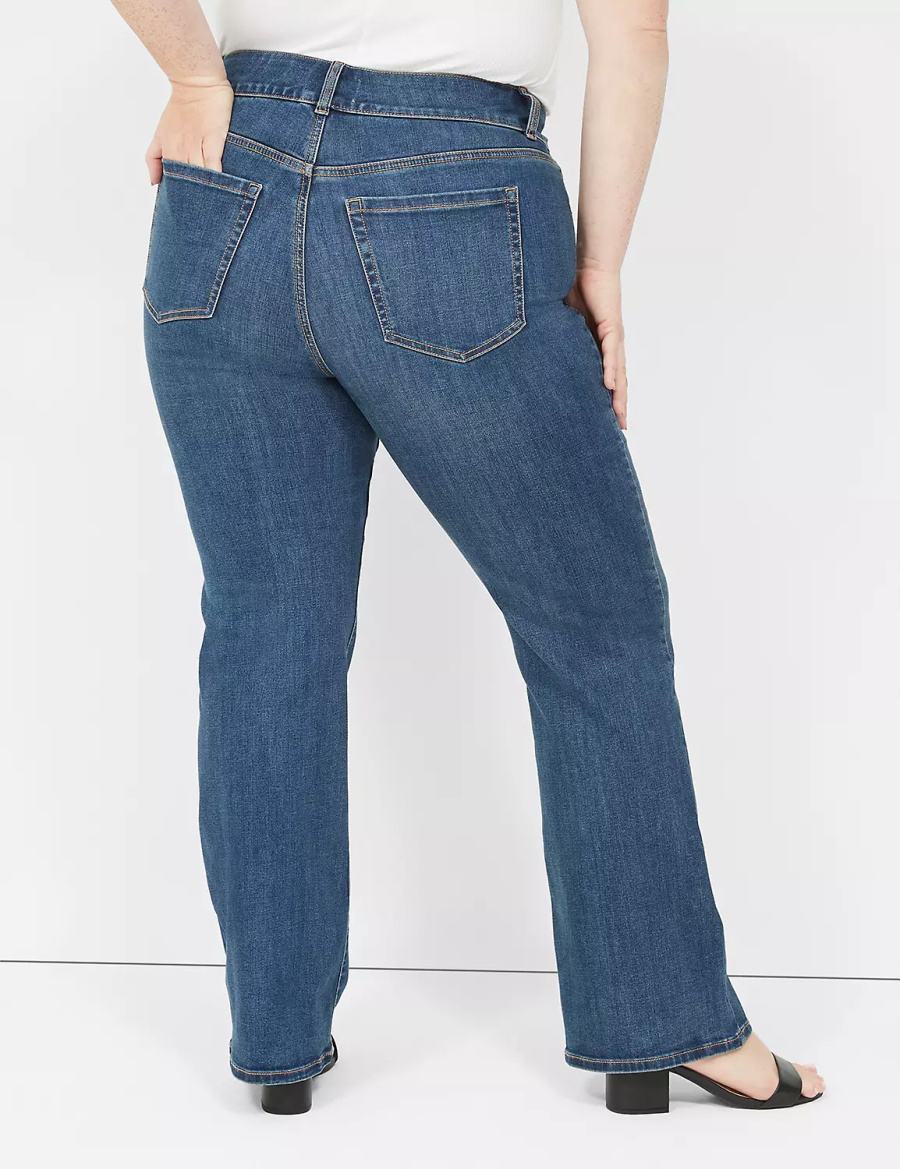 Blue Lane Bryant Tighter Tummy High-Rise Boot Women Jeans | OXM3696NW