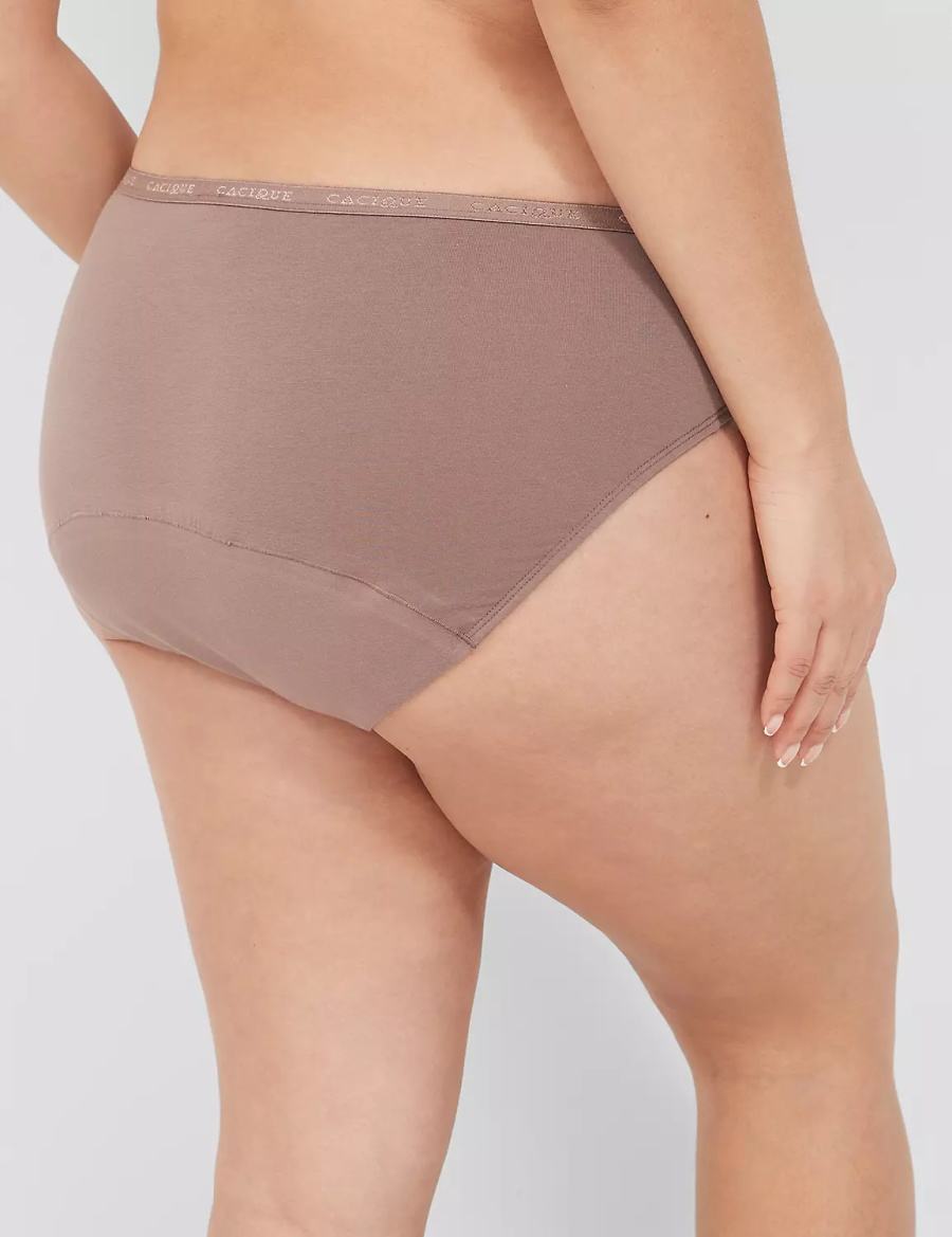 Deep Grey Brown Lane Bryant Total Confidence Women Hipster Panty | SVZ9593RN