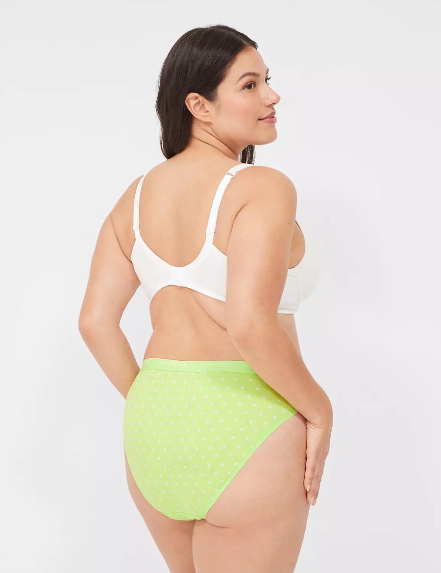 Green Lane Bryant Cotton French Cut Women Briefs | IKG7368KA