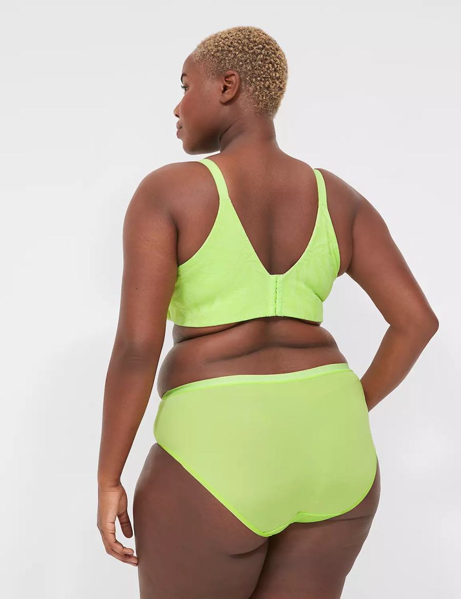 Green Lane Bryant Invisible Lace Backsmoother Full Coverage Women Bralettes | AKF9656PC