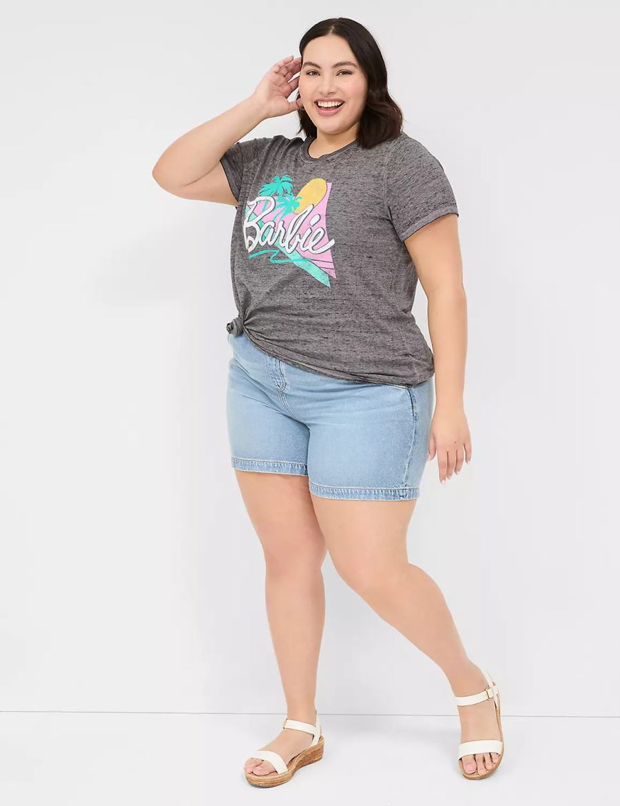 Grey Lane Bryant Barbie Graphic Tee Women T Shirts | FCS3227IP