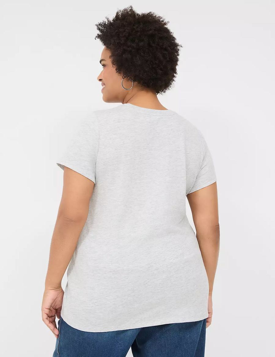 Grey Lane Bryant Hakuna Matata Graphic Tee Women T Shirts | ZPQ4520RQ