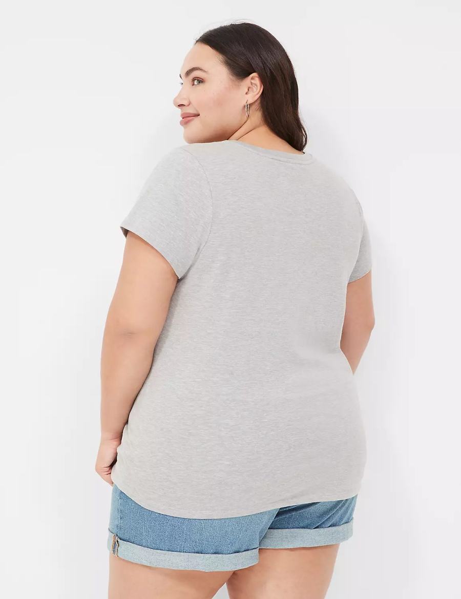 Grey Lane Bryant See Good In All Things Graphic Tee Women T Shirts | ATY7356JP