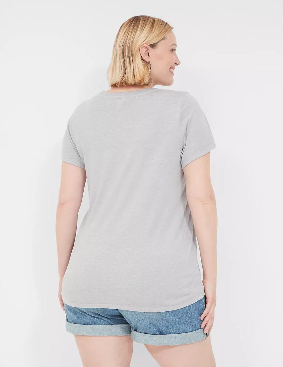 Grey Lane Bryant Sol Sun Graphic Tee Women T Shirts | TDH7593HL